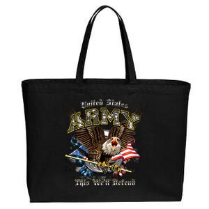 U.S. Army This We Will Defend Cotton Canvas Jumbo Tote