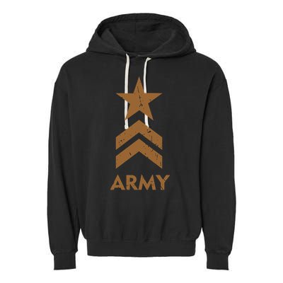 U.S. Army Vintage Distressed Garment-Dyed Fleece Hoodie