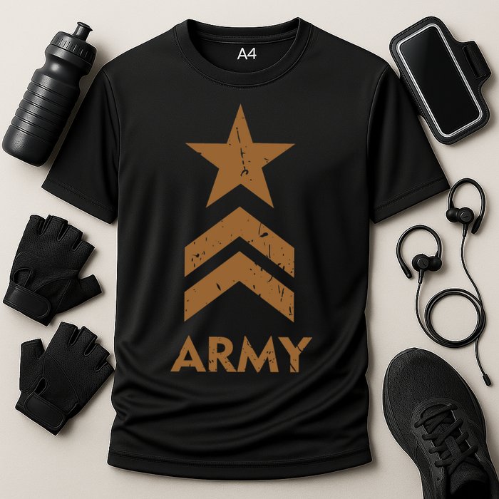 U.S. Army Vintage Distressed Cooling Performance Crew T-Shirt