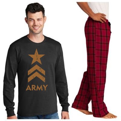 U.S. Army Vintage Distressed Long Sleeve Pajama Set