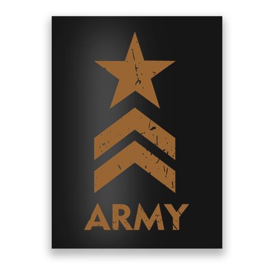 U.S. Army Vintage Distressed Poster