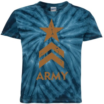 U.S. Army Vintage Distressed Kids Tie-Dye T-Shirt