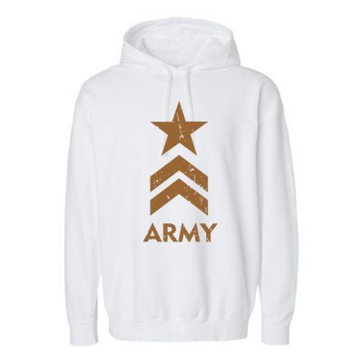 U.S. Army Vintage Distressed Garment-Dyed Fleece Hoodie