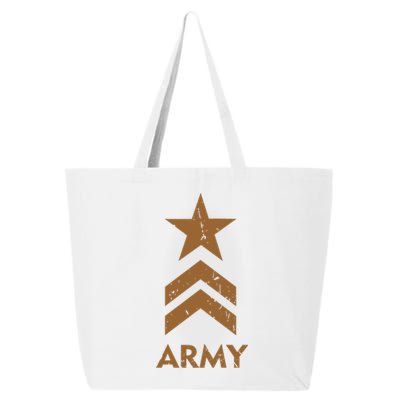 U.S. Army Vintage Distressed 25L Jumbo Tote