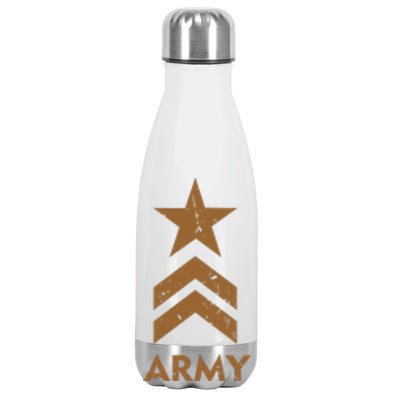 U.S. Army Vintage Distressed Stainless Steel Insulated Water Bottle