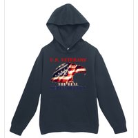 U.S. Veterans The Real Superheroes Eagle American Flag Urban Pullover Hoodie