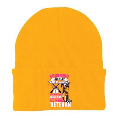 U.S. Woman Veteran Knit Cap Winter Beanie