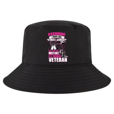 U.S. Woman Veteran Cool Comfort Performance Bucket Hat