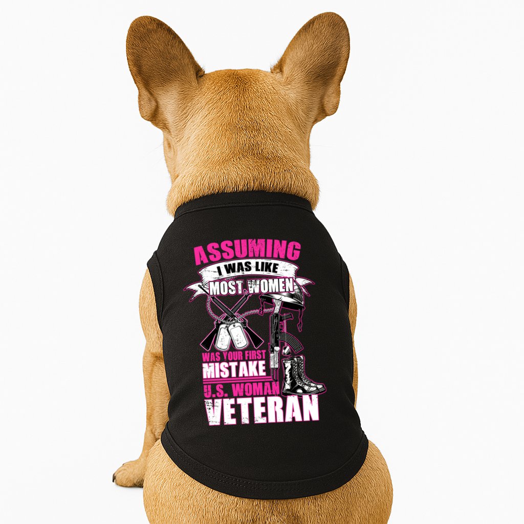U.S. Woman Veteran Doggie Tank