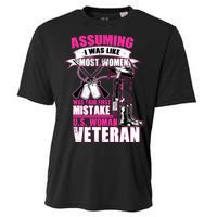 U.S. Woman Veteran Cooling Performance Crew T-Shirt