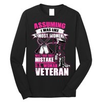 U.S. Woman Veteran Long Sleeve Shirt