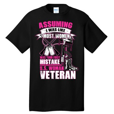 U.S. Woman Veteran Tall T-Shirt