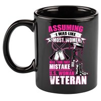 U.S. Woman Veteran 11oz C Handle Ceramic Mug