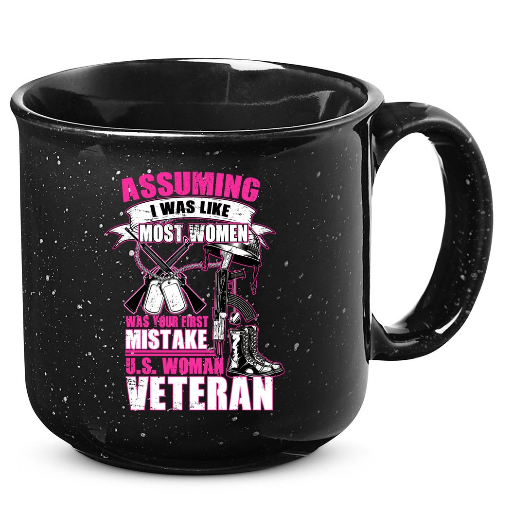 U.S. Woman Veteran 15oz Campfire Ceramic Mug