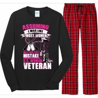 U.S. Woman Veteran Long Sleeve Pajama Set