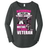 U.S. Woman Veteran Women's Perfect Tri Tunic Long Sleeve Shirt