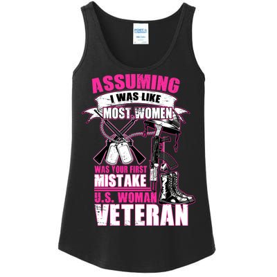 U.S. Woman Veteran Ladies Essential Tank