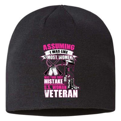 U.S. Woman Veteran Sustainable Beanie