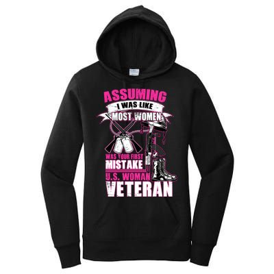 U.S. Woman Veteran Women's Pullover Hoodie