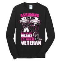 U.S. Woman Veteran Tall Long Sleeve T-Shirt