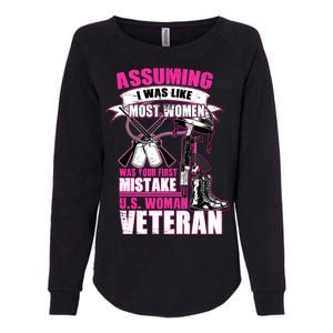 U.S. Woman Veteran Womens California Wash Sweatshirt