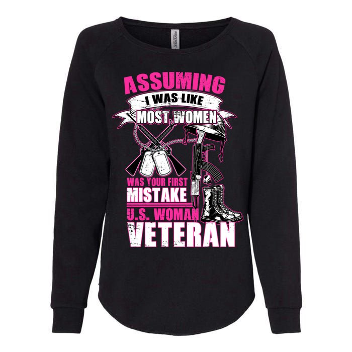 U.S. Woman Veteran Womens California Wash Sweatshirt