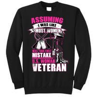 U.S. Woman Veteran Tall Sweatshirt