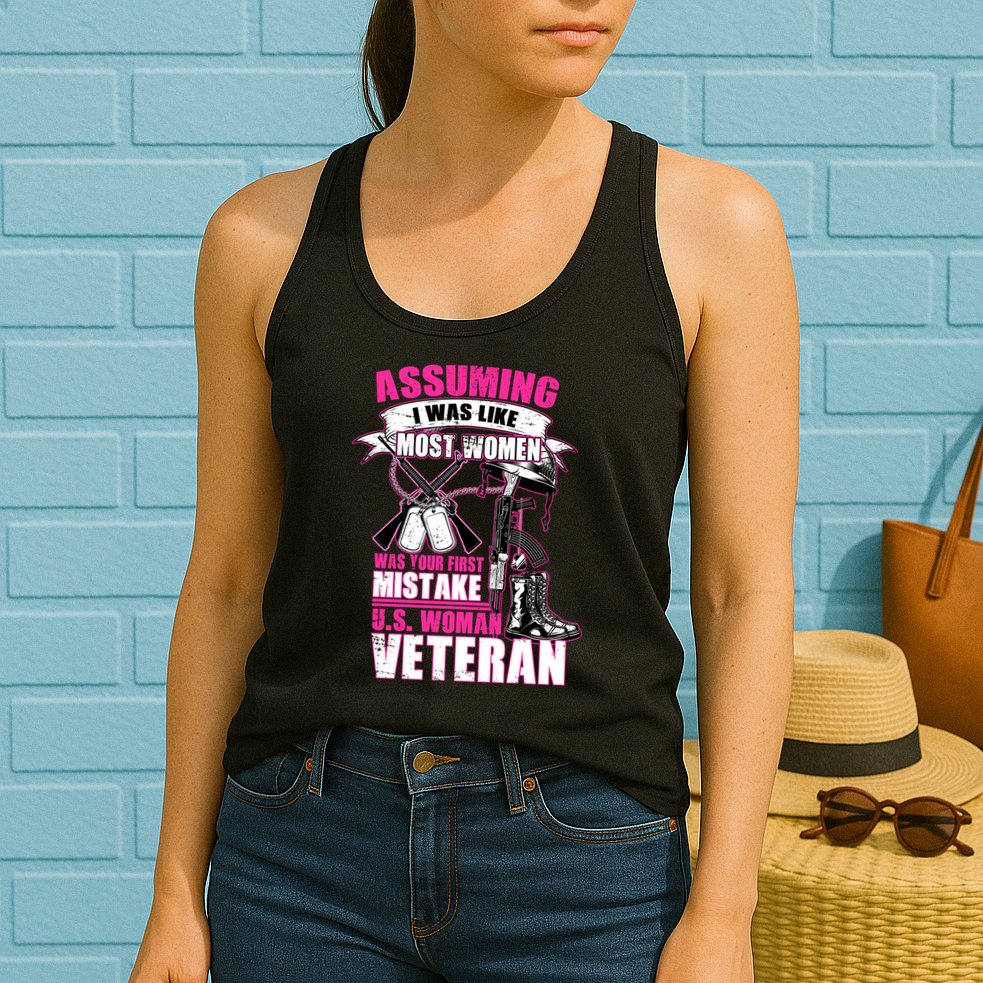 U.S. Woman Veteran Womens Tank Top