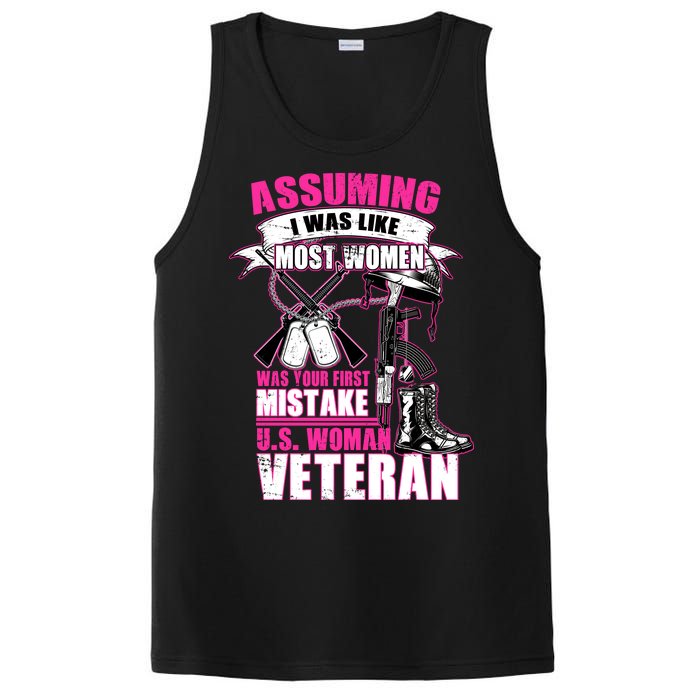 U.S. Woman Veteran PosiCharge Competitor Tank