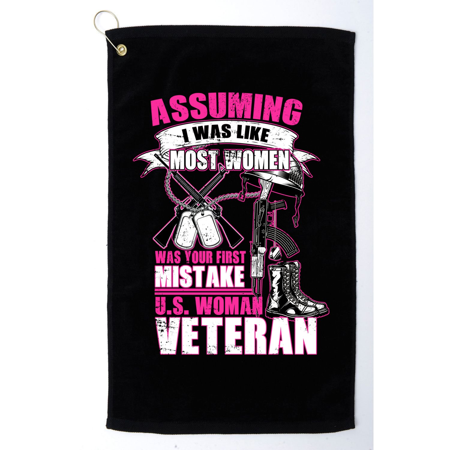 U.S. Woman Veteran Golf Towel