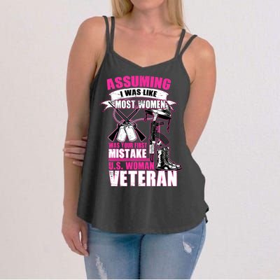 U.S. Woman Veteran Women's Strappy Tank