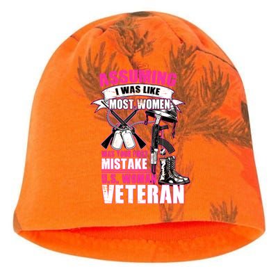 U.S. Woman Veteran Kati - Camo Knit Beanie