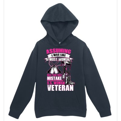 U.S. Woman Veteran Urban Pullover Hoodie