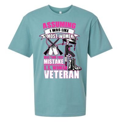 U.S. Woman Veteran Sueded Cloud Jersey T-Shirt