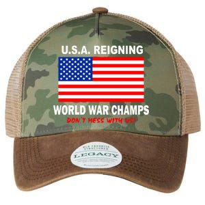 U.S.A. Reigning World War Champs Legacy Tie Dye Trucker Hat