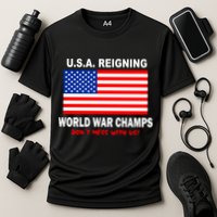 U.S.A. Reigning World War Champs Cooling Performance Crew T-Shirt