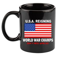 U.S.A. Reigning World War Champs 11oz C Handle Ceramic Mug