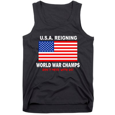 U.S.A. Reigning World War Champs Tank Top