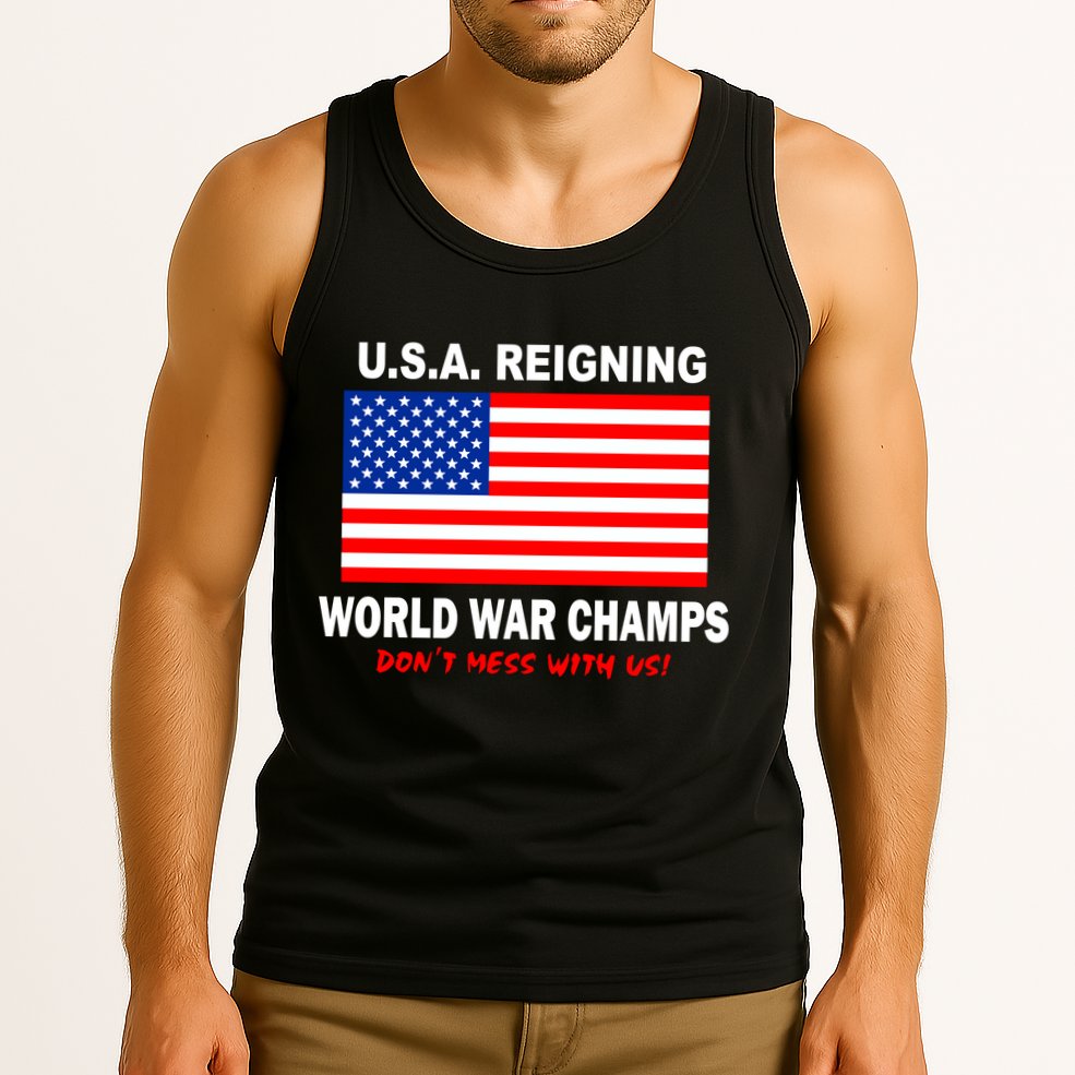 U.S.A. Reigning World War Champs Tank Top