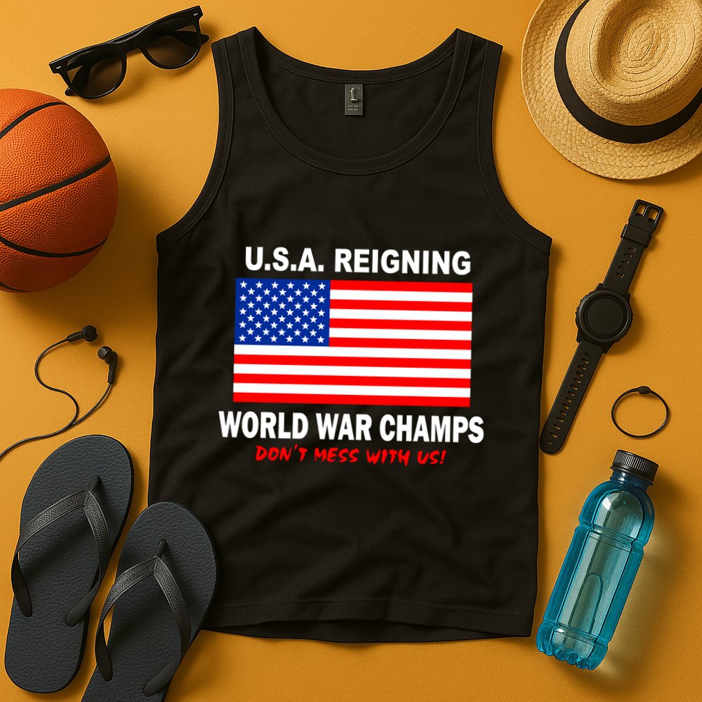 U.S.A. Reigning World War Champs Tank Top