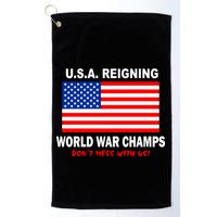 U.S.A. Reigning World War Champs Golf Towel