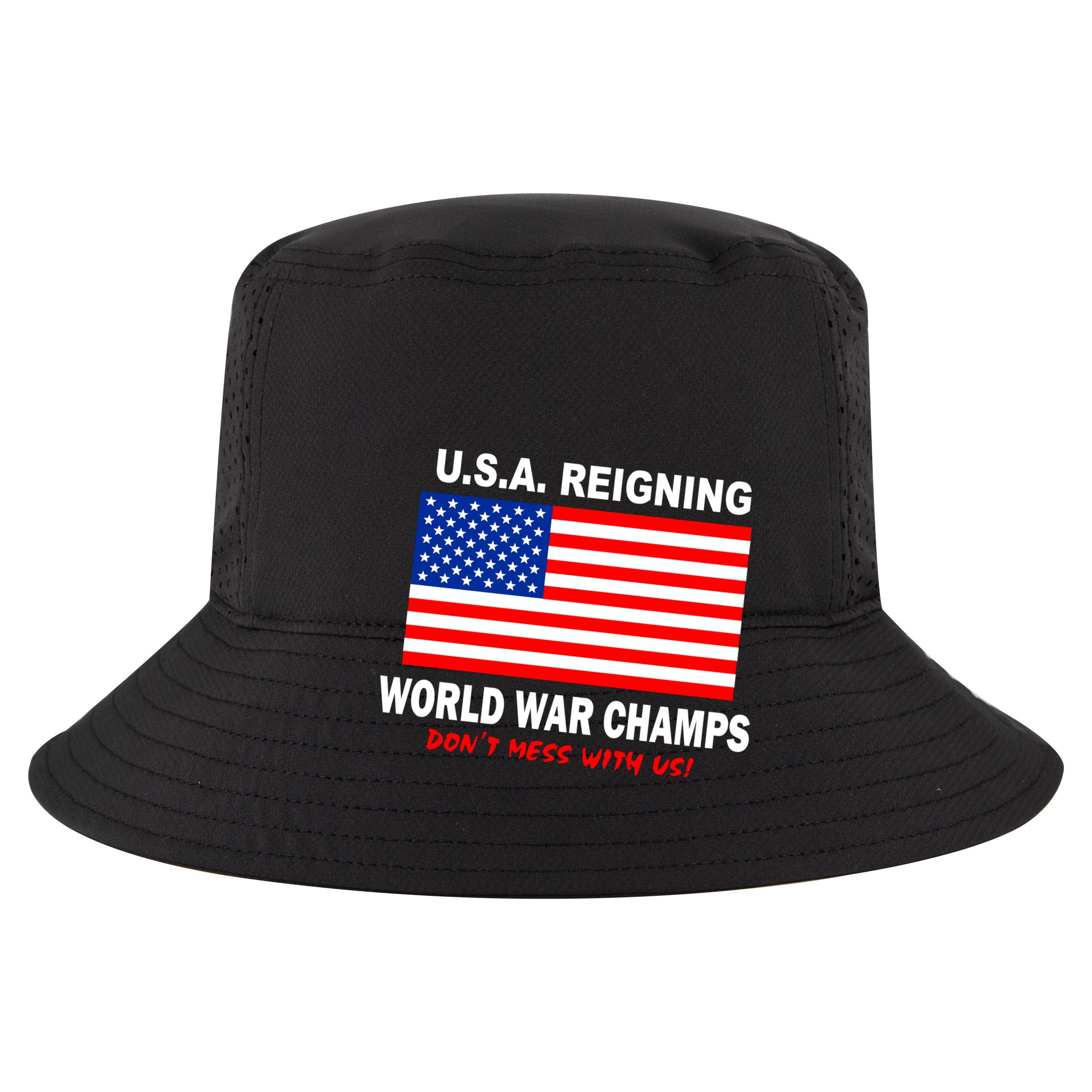 U.S.A. Reigning World War Champs Cropped Pullover Crew