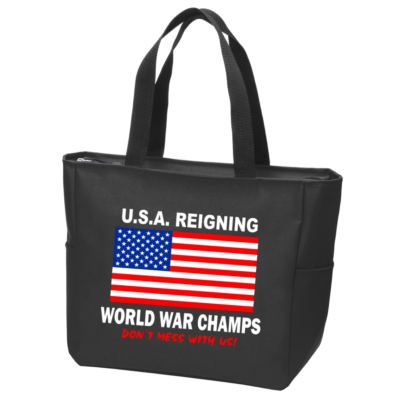 U.S.A. Reigning World War Champs Zip Tote Bag
