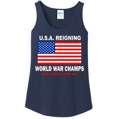 U.S.A. Reigning World War Champs Ladies Essential Tank