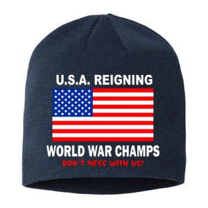 U.S.A. Reigning World War Champs Sustainable Beanie