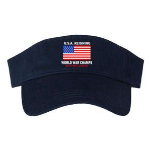 U.S.A. Reigning World War Champs Valucap Bio-Washed Visor