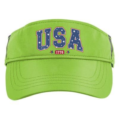 Usa 1776 4th Of July Independence Day Adult Drive Performance Visor