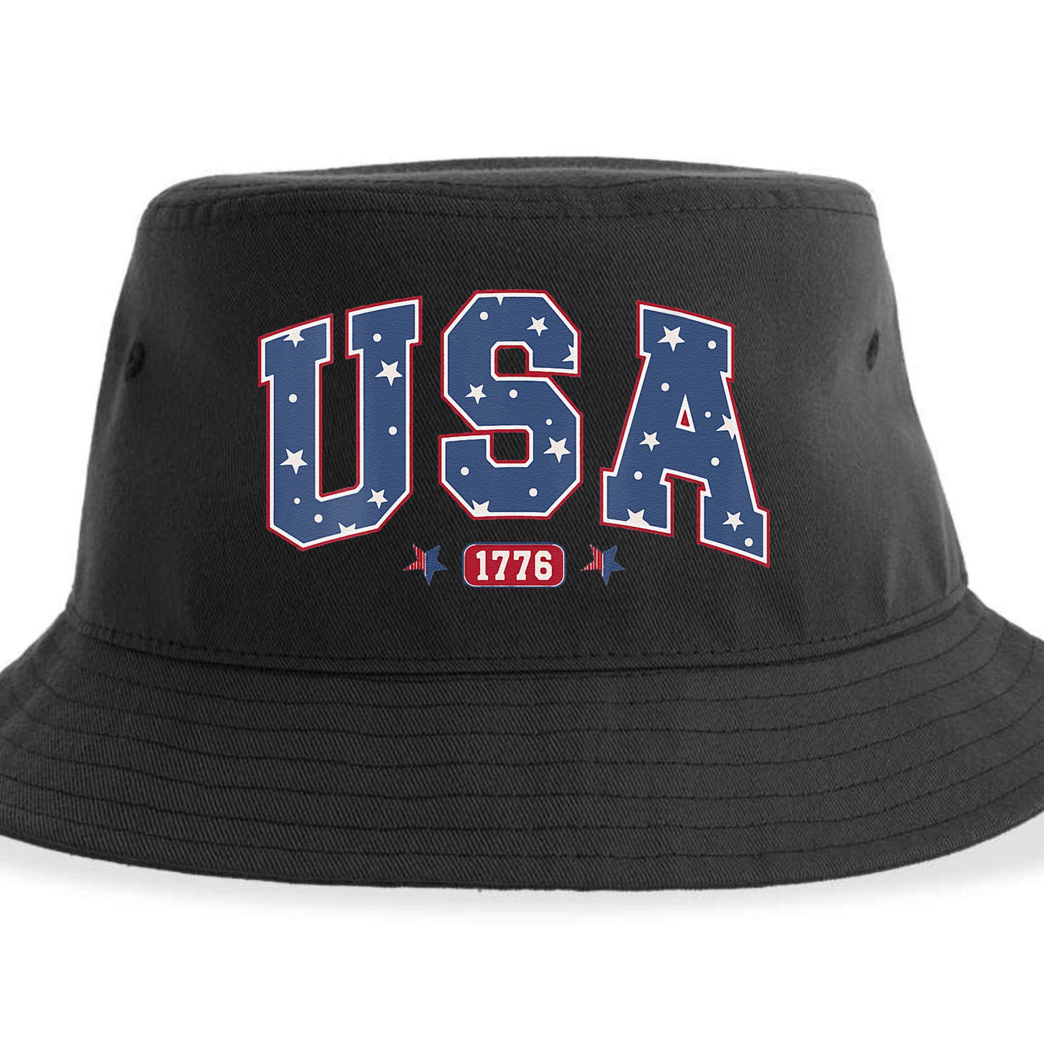 Usa 1776 4th Of July Independence Day Sustainable Bucket Hat