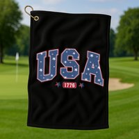 Usa 1776 4th Of July Independence Day Golf Towel