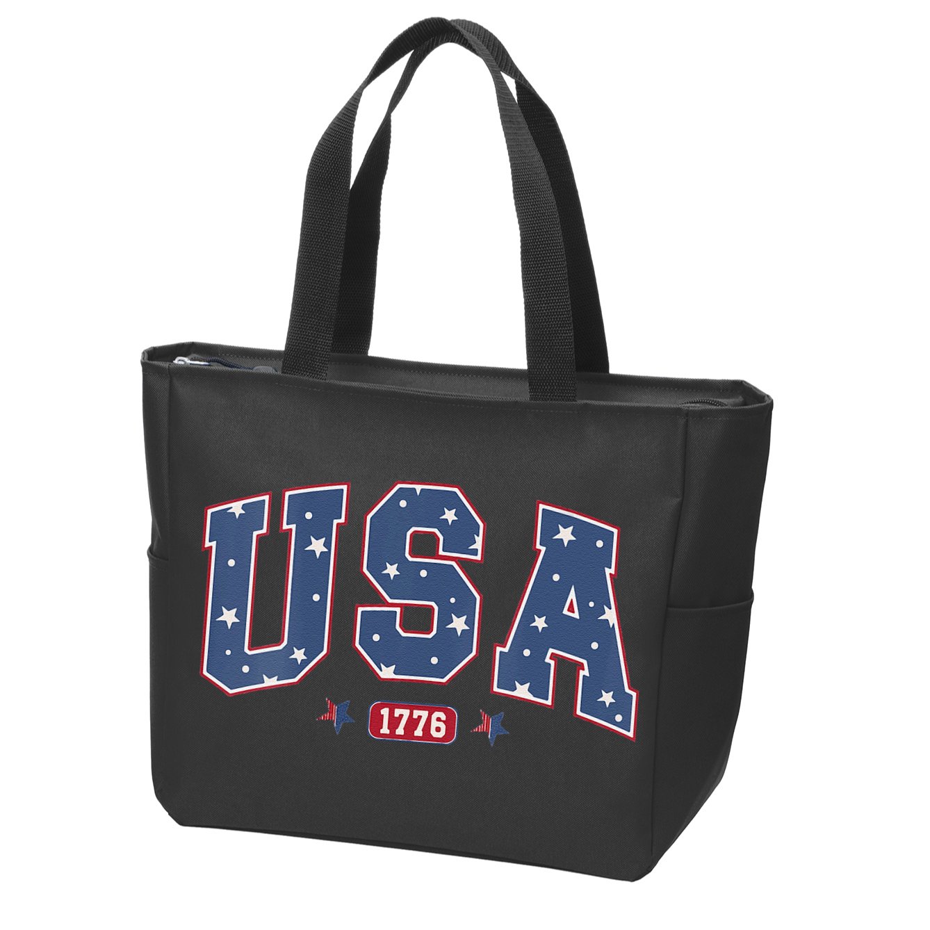Usa 1776 4th Of July Independence Day Zip Tote Bag